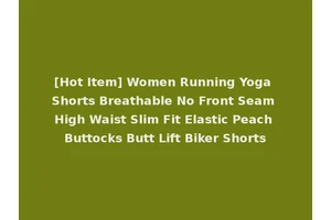 [Hot Item] Women Running Yoga Shorts Breathable No Front Seam High Waist Slim Fit Elastic Peach Buttocks Butt Lift Biker Shorts