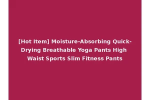 [Hot Item] Moisture-Absorbing Quick-Drying Breathable Yoga Pants High Waist Sports Slim Fitness Pants