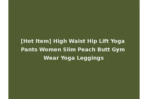 [Hot Item] High Waist Hip Lift Yoga Pants Women Slim Peach Butt Gym Wear Yoga Leggings