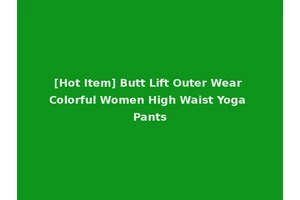 [Hot Item] Butt Lift Outer Wear Colorful Women High Waist Yoga Pants