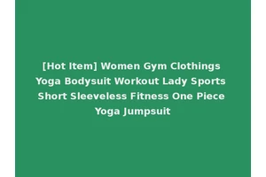 [Hot Item] Women Gym Clothings Yoga Bodysuit Workout Lady Sports Short Sleeveless Fitness One Piece Yoga Jumpsuit