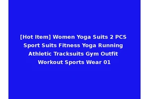 [Hot Item] Women Yoga Suits 2 PCS Sport Suits Fitness Yoga Running Athletic Tracksuits Gym Outfit Workout Sports Wear 01