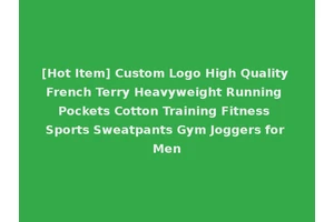 [Hot Item] Custom Logo High Quality French Terry Heavyweight Running Pockets Cotton Training Fitness Sports Sweatpants Gym Joggers for Men
