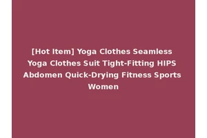 [Hot Item] Yoga Clothes Seamless Yoga Clothes Suit Tight-Fitting HIPS Abdomen Quick-Drying Fitness Sports Women