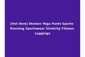 [Hot Item] Women Yoga Pants Sports Running Sportswear Stretchy Fitness Leggings