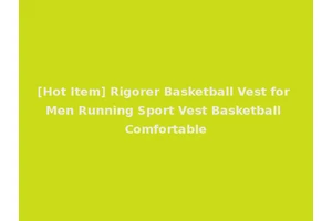 [Hot Item] Rigorer Basketball Vest for Men Running Sport Vest Basketball Comfortable