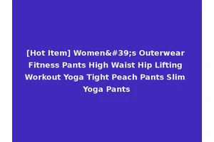 [Hot Item] Women's Outerwear Fitness Pants High Waist Hip Lifting Workout Yoga Tight Peach Pants Slim Yoga Pants