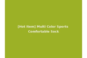 [Hot Item] Multi Color Sports Comfortable Sock