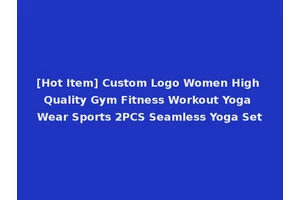 [Hot Item] Custom Logo Women High Quality Gym Fitness Workout Yoga Wear Sports 2PCS Seamless Yoga Set
