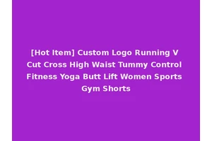 [Hot Item] Custom Logo Running V Cut Cross High Waist Tummy Control Fitness Yoga Butt Lift Women Sports Gym Shorts