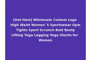 [Hot Item] Wholesale Custom Logo High Waist Women′ S Sportswear Gym Tights Sport Scrunch Butt Booty Lifting Yoga Legging Yoga Shorts for Women