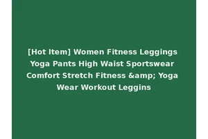 [Hot Item] Women Fitness Leggings Yoga Pants High Waist Sportswear Comfort Stretch Fitness &amp; Yoga Wear Workout Leggins