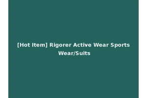 [Hot Item] Rigorer Active Wear Sports Wear/Suits