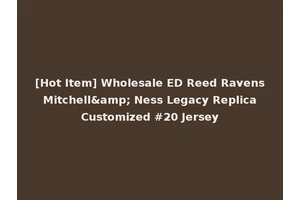 [Hot Item] Wholesale ED Reed Ravens Mitchell&amp; Ness Legacy Replica Customized #20 Jersey