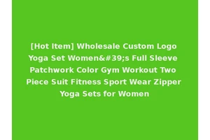 [Hot Item] Wholesale Custom Logo Yoga Set Women's Full Sleeve Patchwork Color Gym Workout Two Piece Suit Fitness Sport Wear Zipper Yoga Sets for Women