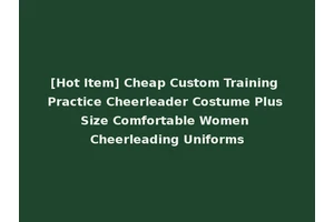 [Hot Item] Cheap Custom Training Practice Cheerleader Costume Plus Size Comfortable Women Cheerleading Uniforms
