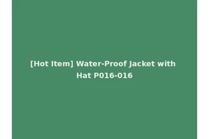 [Hot Item] Water-Proof Jacket with Hat P016-016