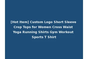 [Hot Item] Custom Logo Short Sleeve Crop Tops for Women Cross Waist Yoga Running Shirts Gym Workout Sports T Shirt