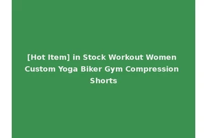 [Hot Item] in Stock Workout Women Custom Yoga Biker Gym Compression Shorts