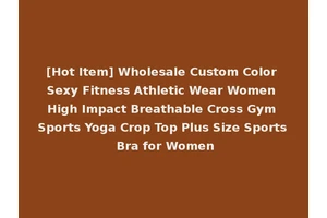 [Hot Item] Wholesale Custom Color Sexy Fitness Athletic Wear Women High Impact Breathable Cross Gym Sports Yoga Crop Top Plus Size Sports Bra for Women