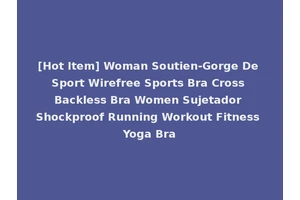 [Hot Item] Woman Soutien-Gorge De Sport Wirefree Sports Bra Cross Backless Bra Women Sujetador Shockproof Running Workout Fitness Yoga Bra