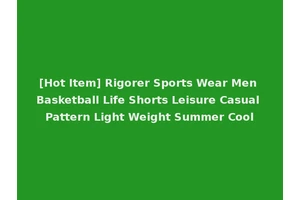 [Hot Item] Rigorer Sports Wear Men Basketball Life Shorts Leisure Casual Pattern Light Weight Summer Cool