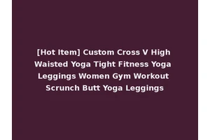 [Hot Item] Custom Cross V High Waisted Yoga Tight Fitness Yoga Leggings Women Gym Workout Scrunch Butt Yoga Leggings