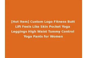 [Hot Item] Custom Logo Fitness Butt Lift Feels Like Skin Pocket Yoga Leggings High Waist Tummy Control Yoga Pants for Women