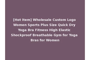 [Hot Item] Wholesale Custom Logo Women Sports Plus Size Quick Dry Yoga Bra Fitness High Elastic Shockproof Breathable Gym for Yoga Bras for Women