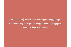 [Hot Item] Fashion Design Leggings Fitness Gym Sport Yoga Wear Jogger Pants for Women