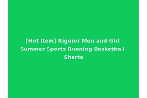 [Hot Item] Rigorer Men and Girl Summer Sports Running Basketball Shorts