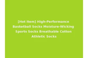 [Hot Item] High-Performance Basketball Socks Moisture-Wicking Sports Socks Breathable Cotton Athletic Socks