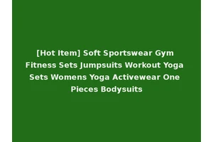 [Hot Item] Soft Sportswear Gym Fitness Sets Jumpsuits Workout Yoga Sets Womens Yoga Activewear One Pieces Bodysuits