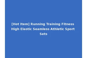 [Hot Item] Running Training Fitness High Elastic Seamless Athletic Sport Sets