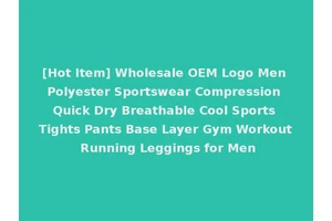 [Hot Item] Wholesale OEM Logo Men Polyester Sportswear Compression Quick Dry Breathable Cool Sports Tights Pants Base Layer Gym Workout Running Leggings for Men