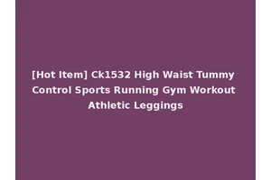 [Hot Item] Ck1532 High Waist Tummy Control Sports Running Gym Workout Athletic Leggings