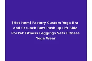 [Hot Item] Factory Custom Yoga Bra and Scrunch Butt Push up Lift Side Pocket Fitness Leggings Sets Fitness Yoga Wear