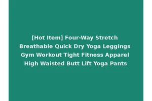 [Hot Item] Four-Way Stretch Breathable Quick Dry Yoga Leggings Gym Workout Tight Fitness Apparel High Waisted Butt Lift Yoga Pants