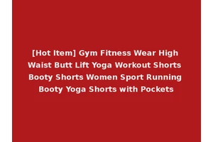 [Hot Item] Gym Fitness Wear High Waist Butt Lift Yoga Workout Shorts Booty Shorts Women Sport Running Booty Yoga Shorts with Pockets