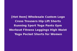 [Hot Item] Wholesale Custom Logo Cross Trousers Hip Lift Shorts Running Sport Yoga Pants Gym Workout Fitness Leggings High Waist Yoga Pocket Shorts for Women