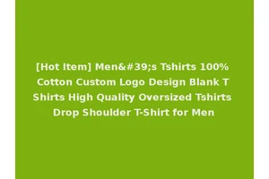 [Hot Item] Men's Tshirts 100% Cotton Custom Logo Design Blank T Shirts High Quality Oversized Tshirts Drop Shoulder T-Shirt for Men