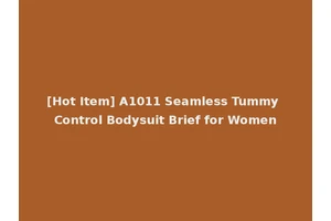 [Hot Item] A1011 Seamless Tummy Control Bodysuit Brief for Women
