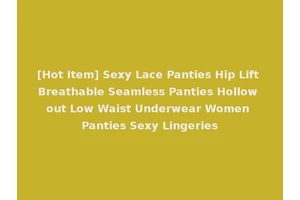 [Hot Item] Sexy Lace Panties Hip Lift Breathable Seamless Panties Hollow out Low Waist Underwear Women Panties Sexy Lingeries