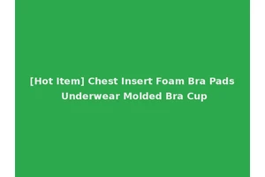 [Hot Item] Chest Insert Foam Bra Pads Underwear Molded Bra Cup
