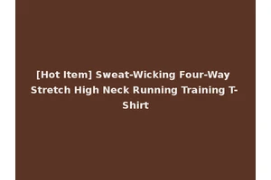 [Hot Item] Sweat-Wicking Four-Way Stretch High Neck Running Training T-Shirt