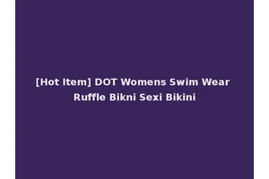 [Hot Item] DOT Womens Swim Wear Ruffle Bikni Sexi Bikini