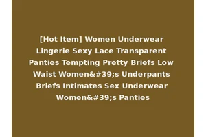 [Hot Item] Women Underwear Lingerie Sexy Lace Transparent Panties Tempting Pretty Briefs Low Waist Women's Underpants Briefs Intimates Sex Underwear Women's Panties