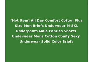 [Hot Item] All Day Comfort Cotton Plus Size Men Briefs Underwear M-5XL Underpants Male Panties Shorts Underwear Mens Cotton Comfy Sexy Underwear Solid Color Briefs