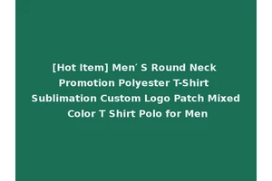 [Hot Item] Men′ S Round Neck Promotion Polyester T-Shirt Sublimation Custom Logo Patch Mixed Color T Shirt Polo for Men