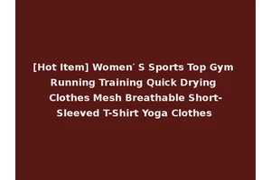 [Hot Item] Women′ S Sports Top Gym Running Training Quick Drying Clothes Mesh Breathable Short-Sleeved T-Shirt Yoga Clothes